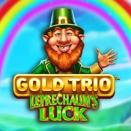 Gold Trio Leprechaun's Luck game by Playtech – logo hosted on Hopa Casino
