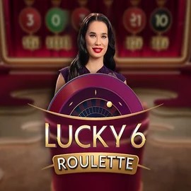 Lucky 6 Roulette online game logo by Pragmatic Play on hopa-casino.ca
