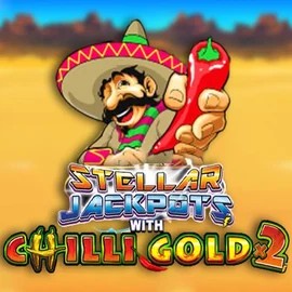 Stellar Jackpots with Chilli Gold x2 slot logo by Lightning Box Game at Hopa Casino